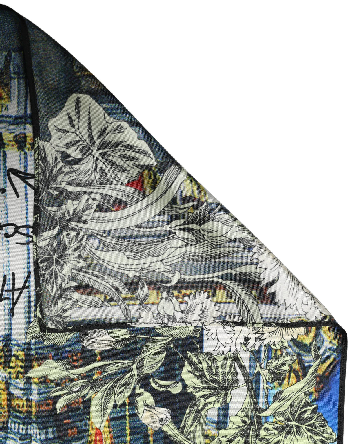 Dolce & Gabbana bedruckter n Schal Multicolor Silk Silk Foulard