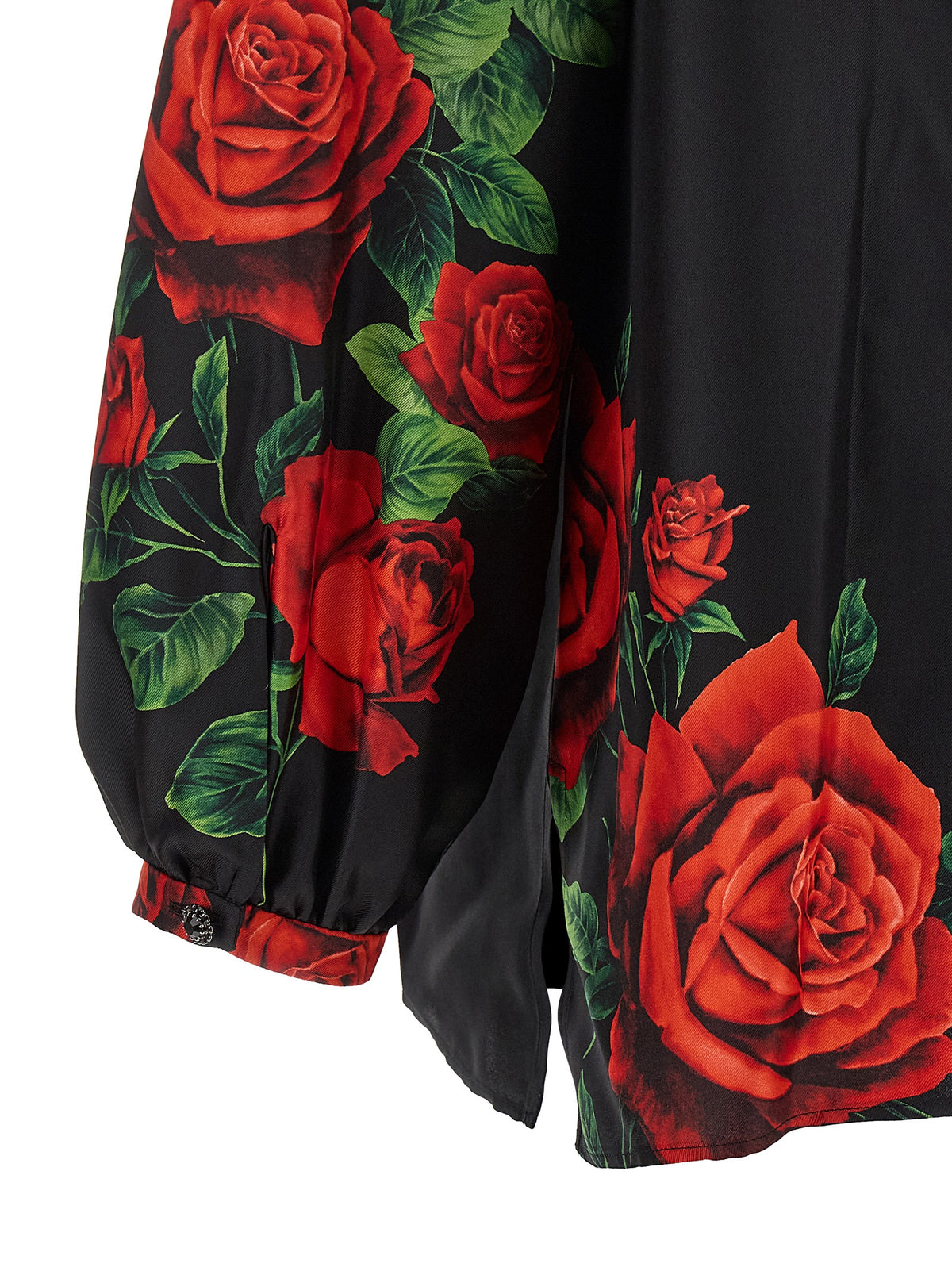 Camicetta in seta nera Dolce & Gabbana