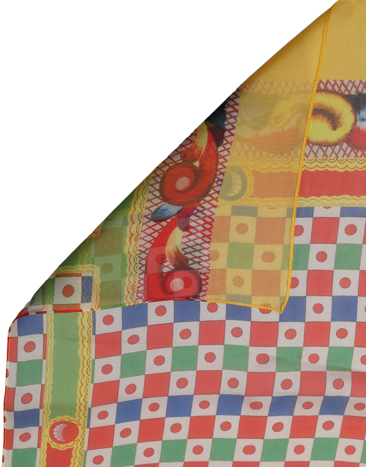 Dolce & Gabbana Carretto Silk Stole 180 × 120 cm