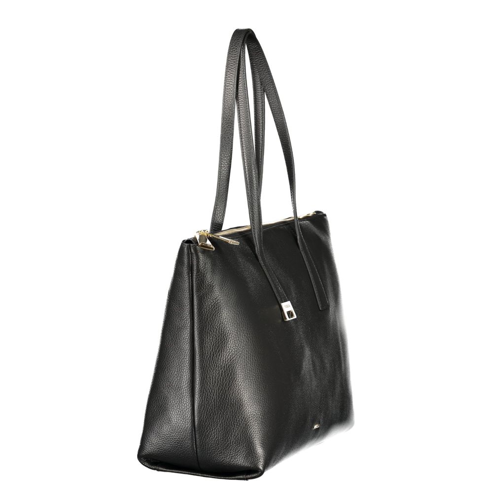 Borsa a mano Furla in pelle nera