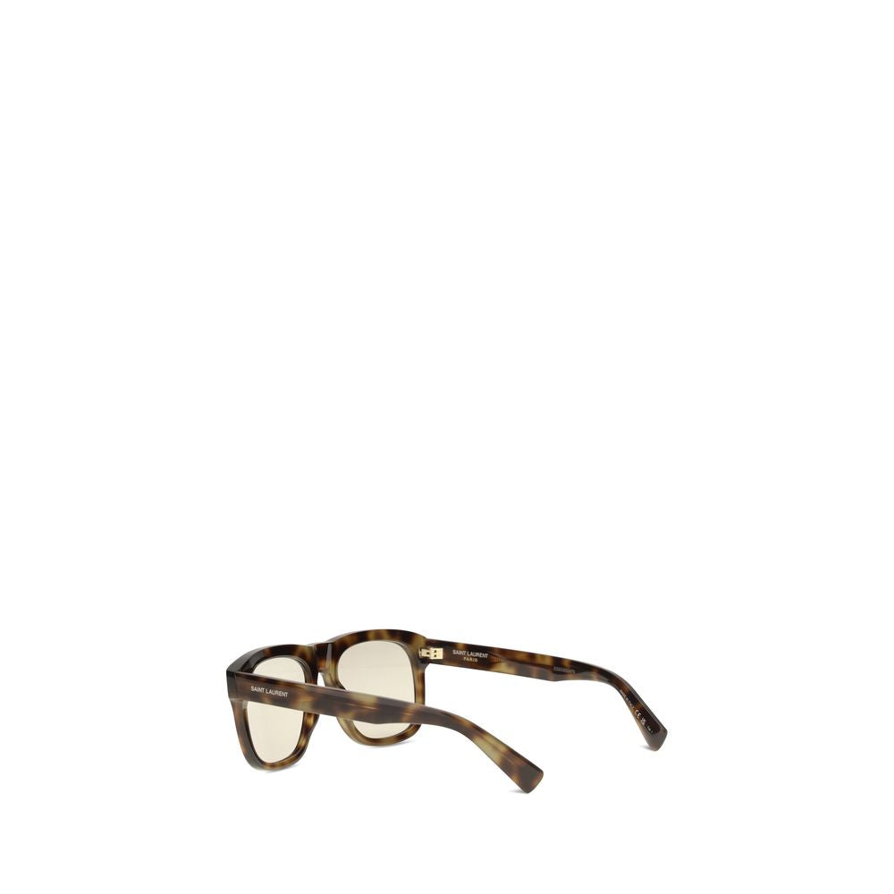 Occhiali da sole Saint Laurent in acetato marrone