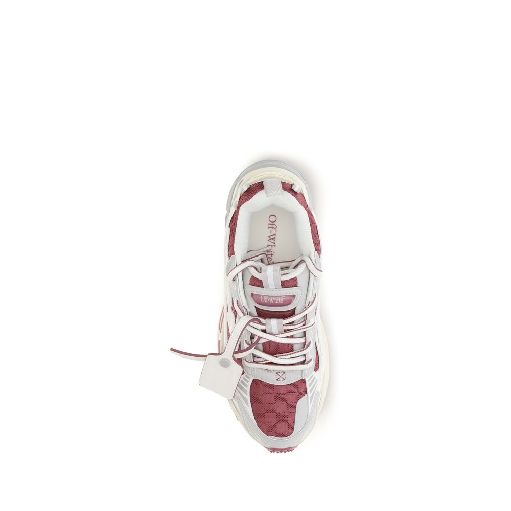 Sneakers sportive in tela bianca Off-White