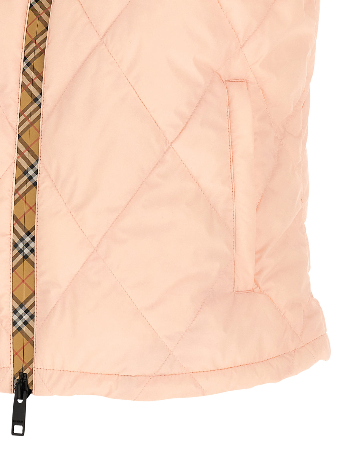 Burberry Ärmellose Weste aus mehrfarbigem Polyamid