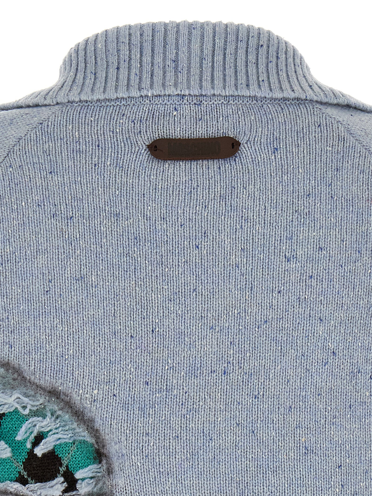 Moschino cardigan r blu in lana