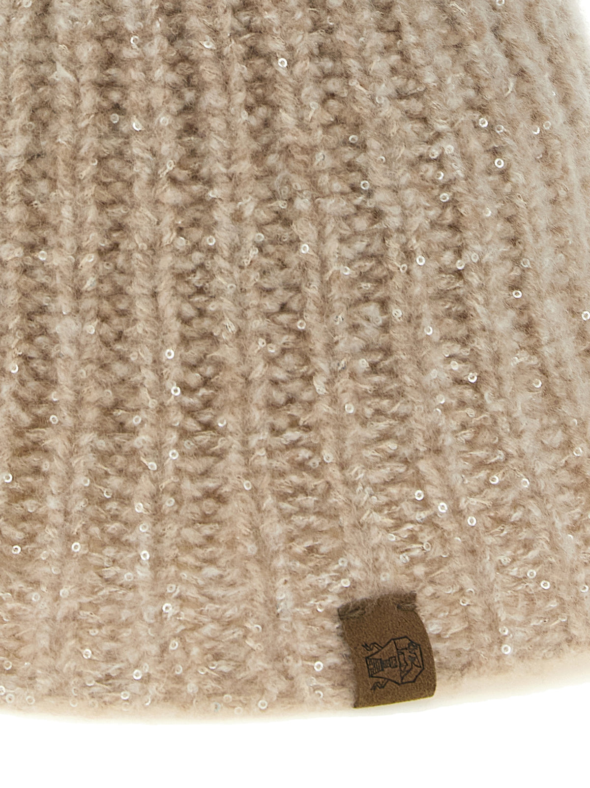 Brunello Cucinelli Accessoire aus Leder in Beige