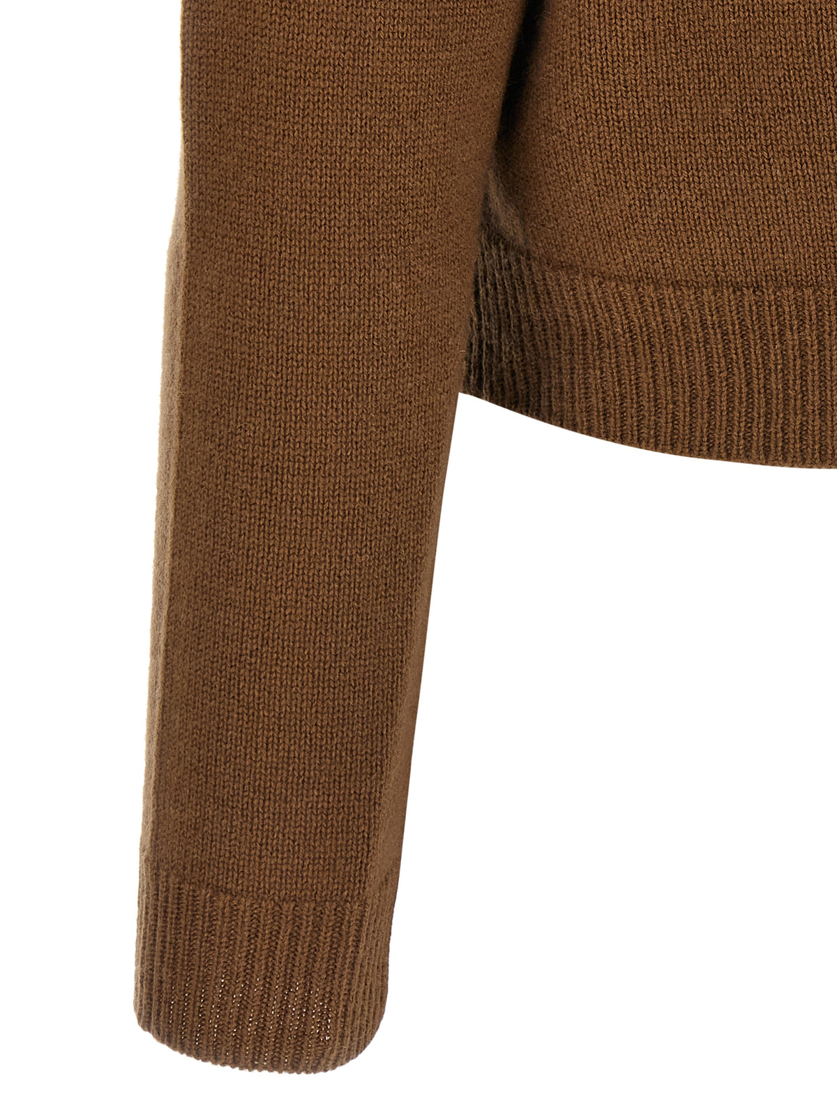 Max Mara Cardigan Marrone in Lana