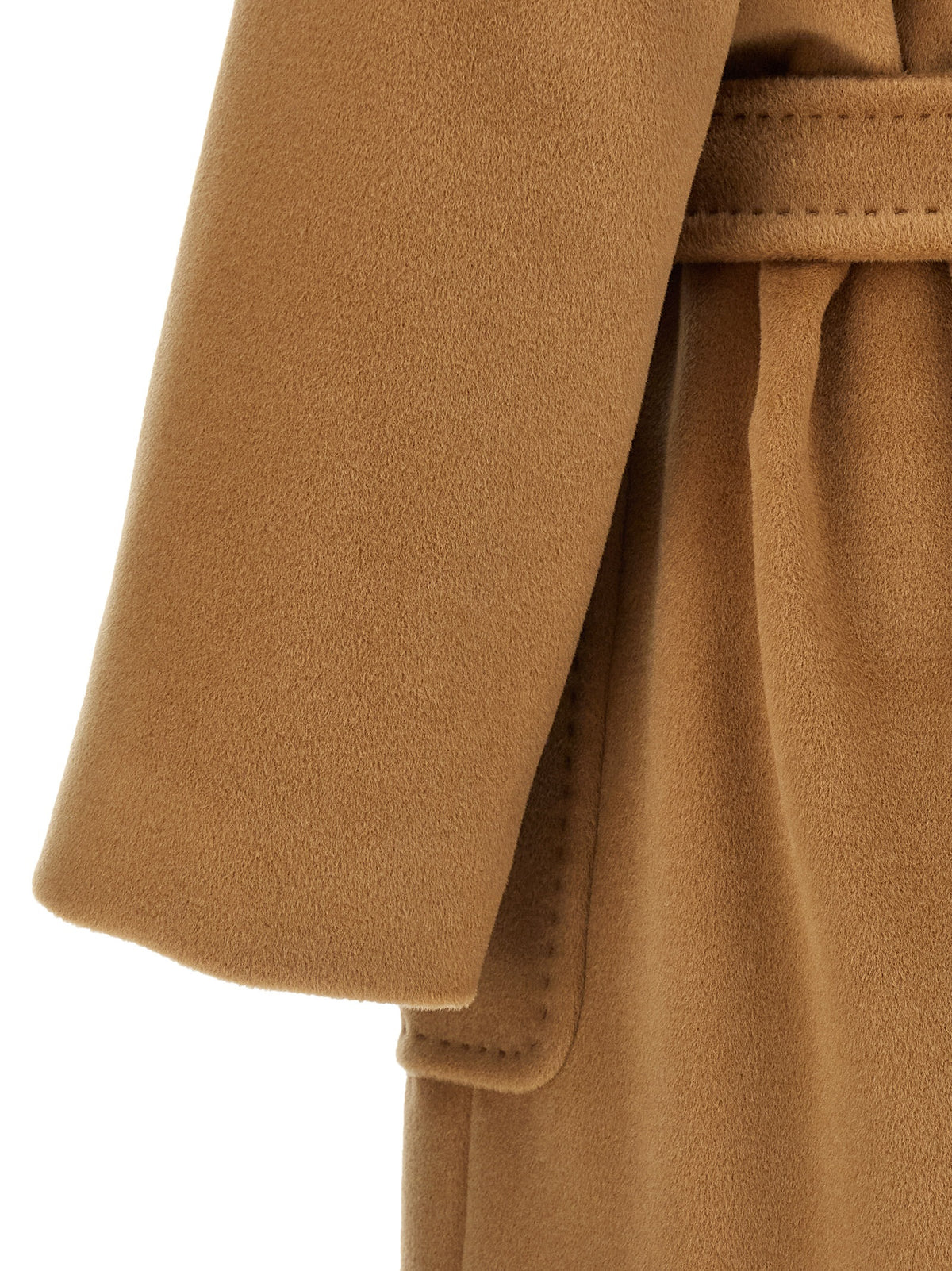 Max Mara Mantel aus Wolle in Braun