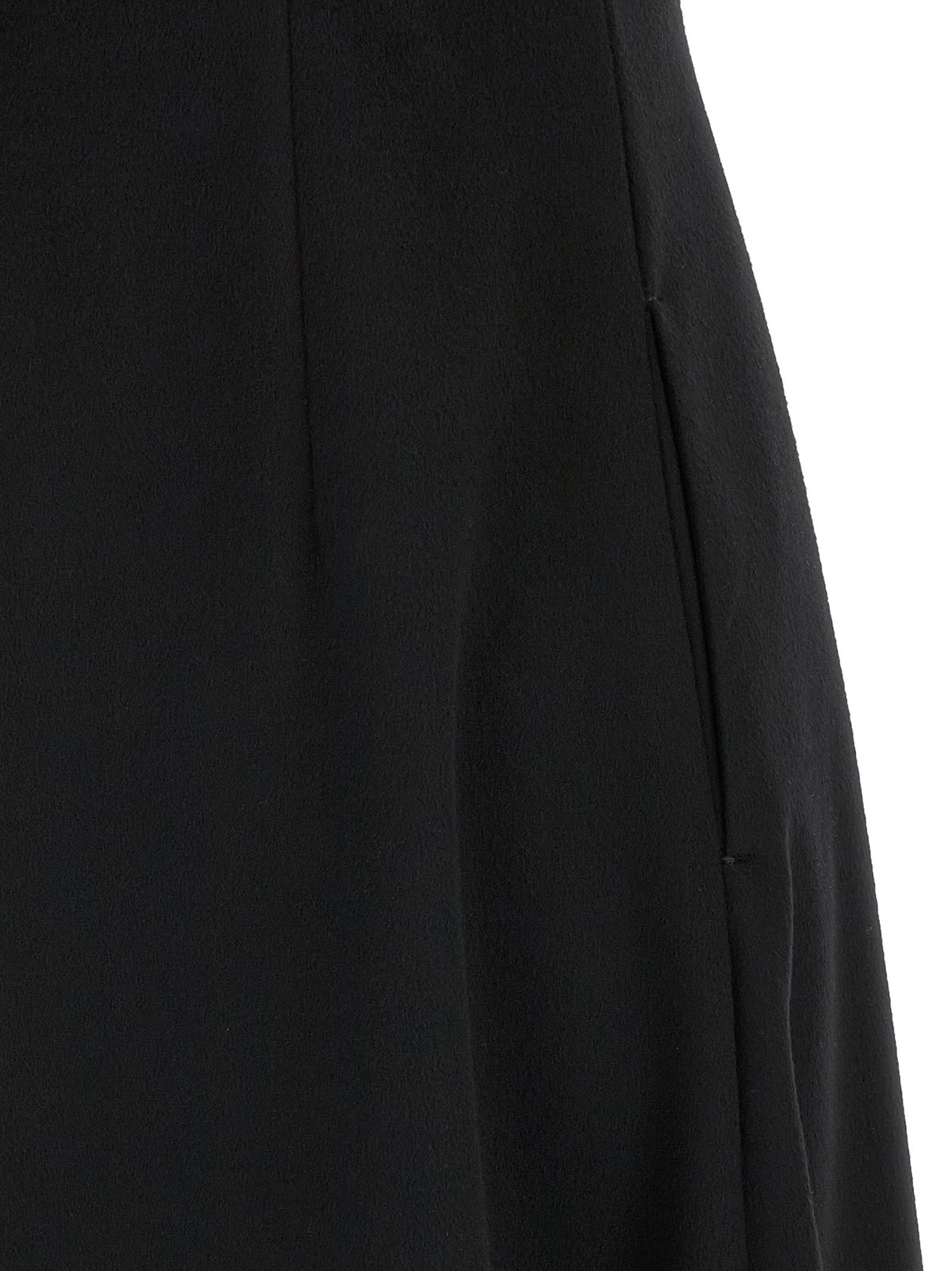 Max Mara Kleid aus Wolle in Schwarz