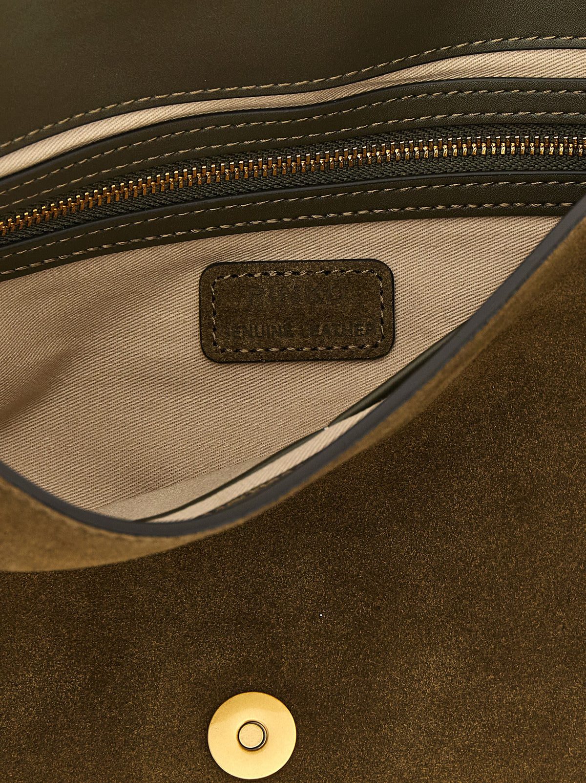 PINKO Zweifarbig Kalbsleder Crossbody Bag – Produktansicht 4 | Arca Lucia