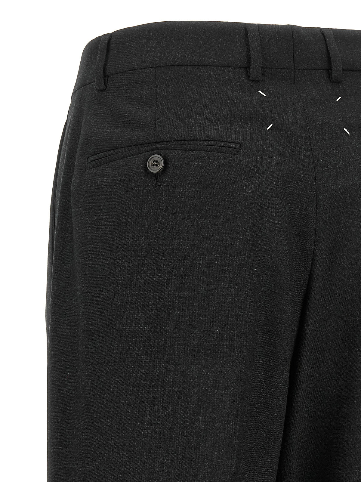Maison Margiela Kleid aus Wolle in Grau