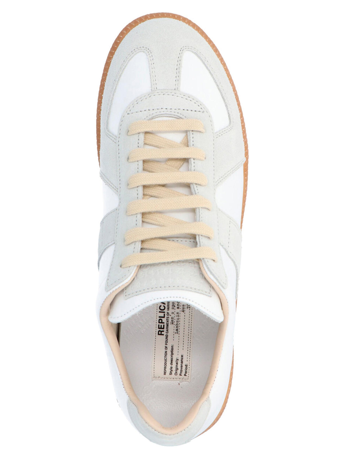 Maison Margiela Weiße Replica Low-Top-Sneaker – Ansicht 3 | Arca Lucia