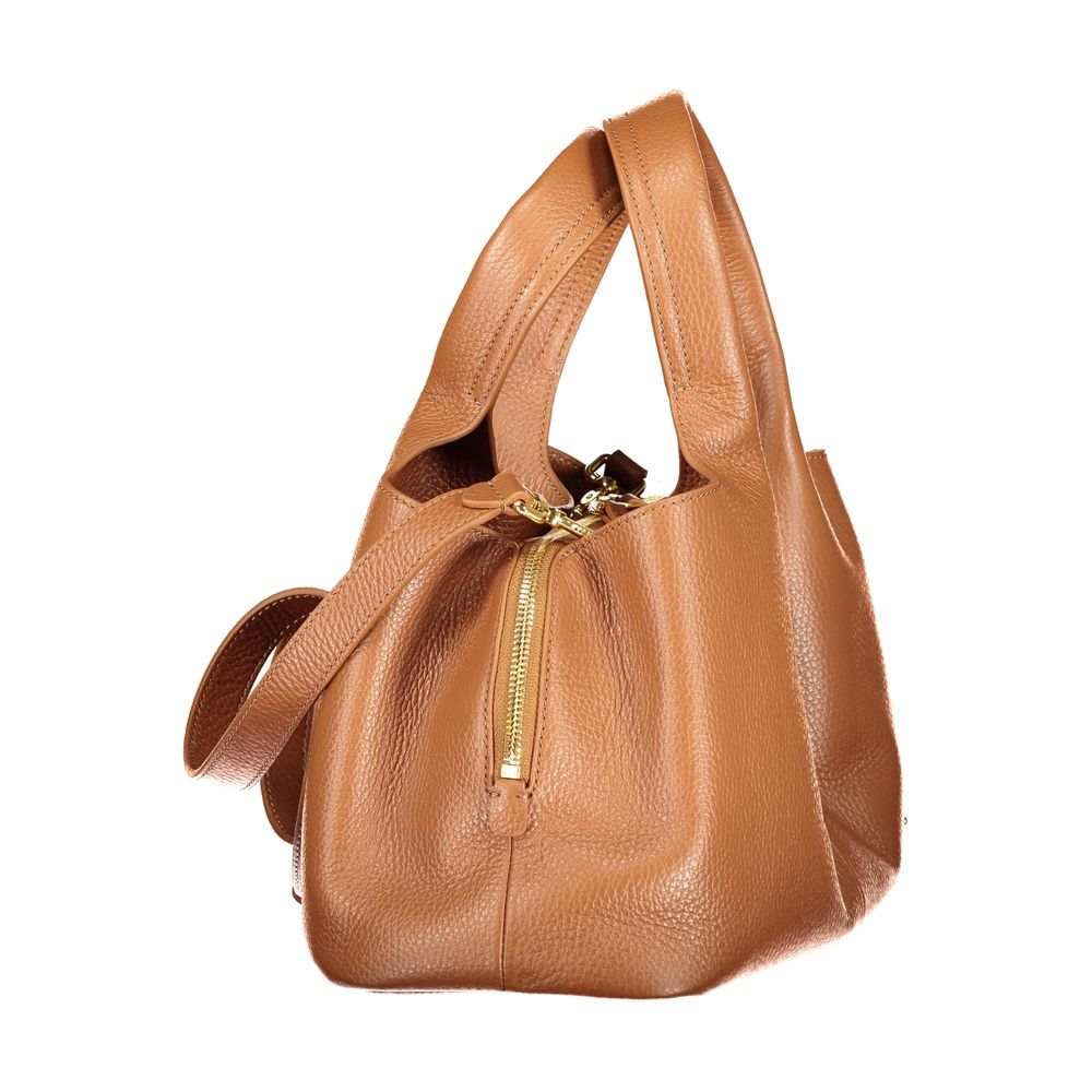 Coccinelle Handtasche aus Leder in Braun