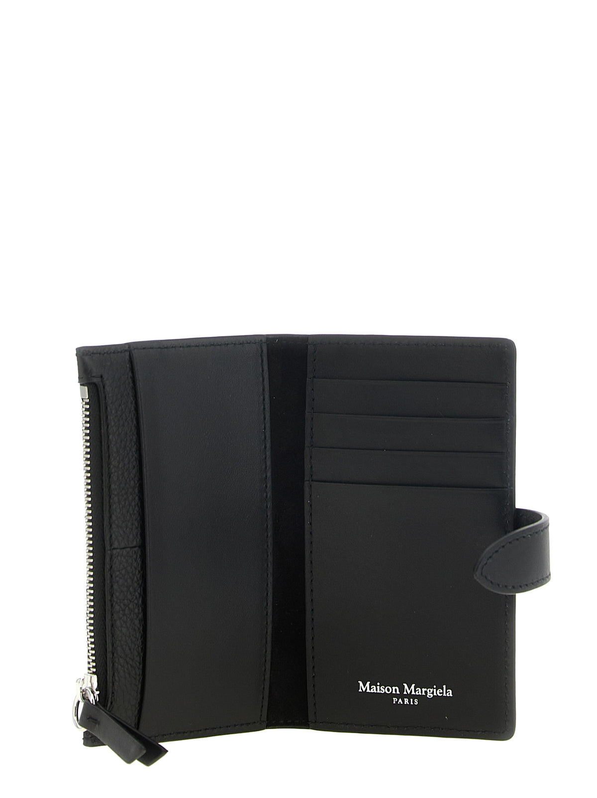 Maison Margiela Kartenhalter aus Leder in Schwarz