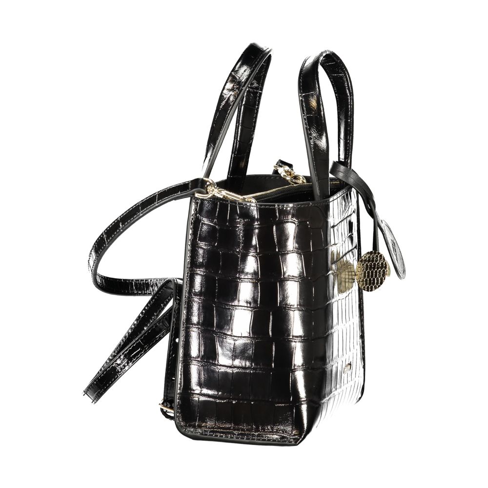 Furla Handtasche aus Leder in Schwarz
