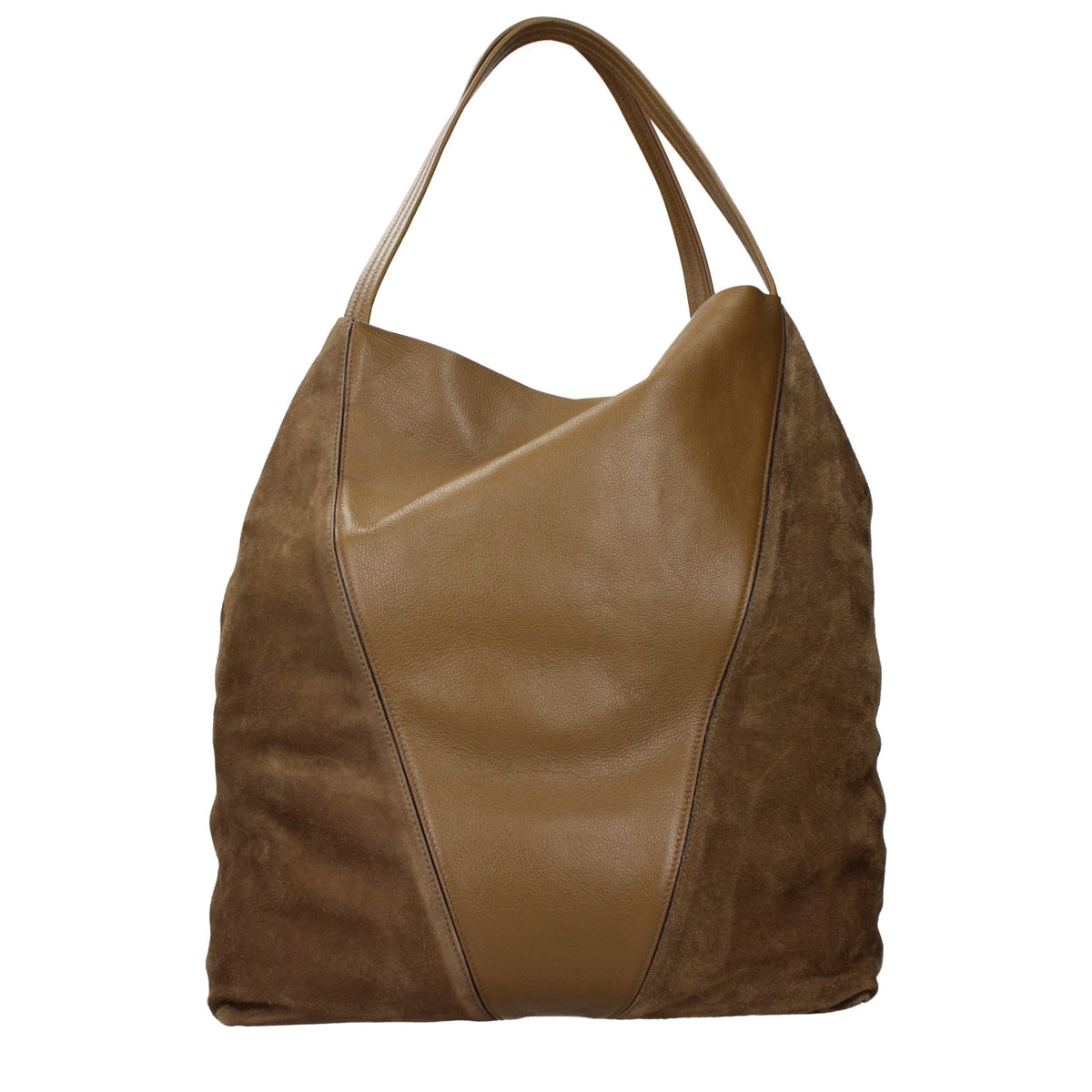 Chloé Schultertasche aus Wildleder in Braun – Produktansicht 3 | Arca Lucia