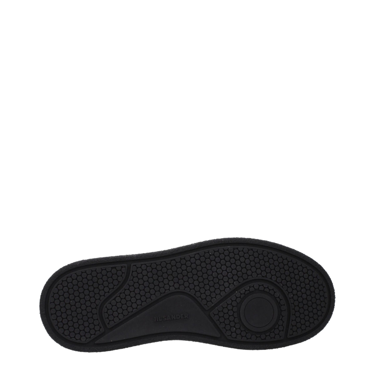 Jil Sander Sneaker aus Leder in Schwarz