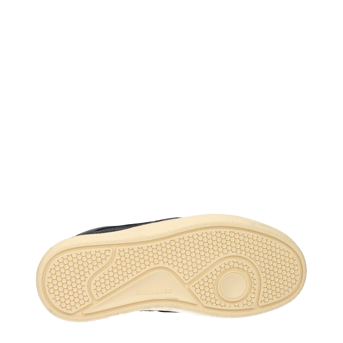 Jil Sander Sneaker aus Leder in Schwarz