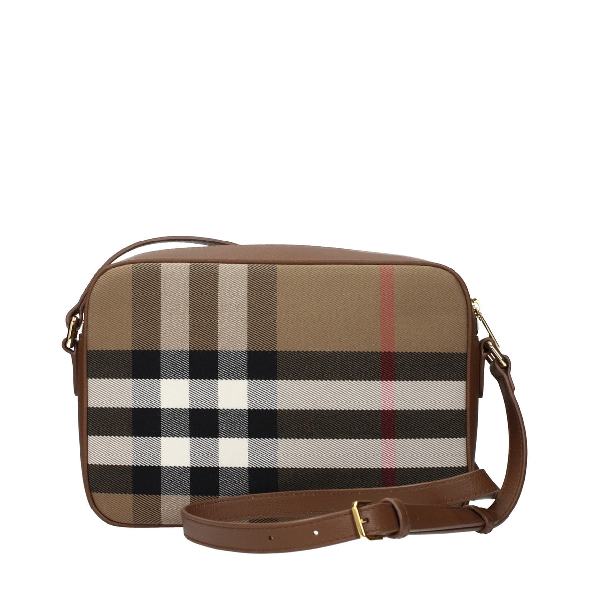 Burberry Umhängetasche aus Stoff in Beige