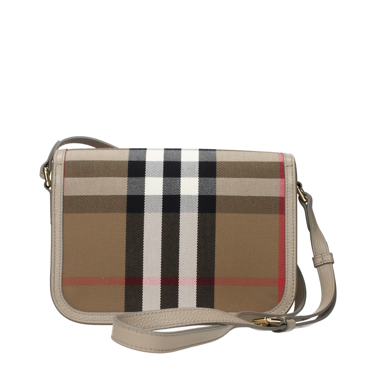 Burberry Umhängetasche aus Stoff in Braun