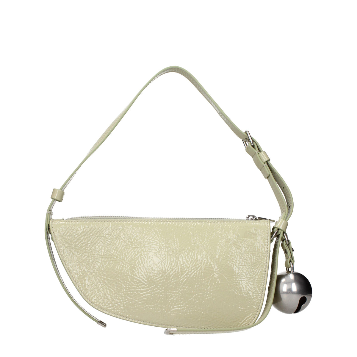 Burberry Schultertasche aus Leder in Grün