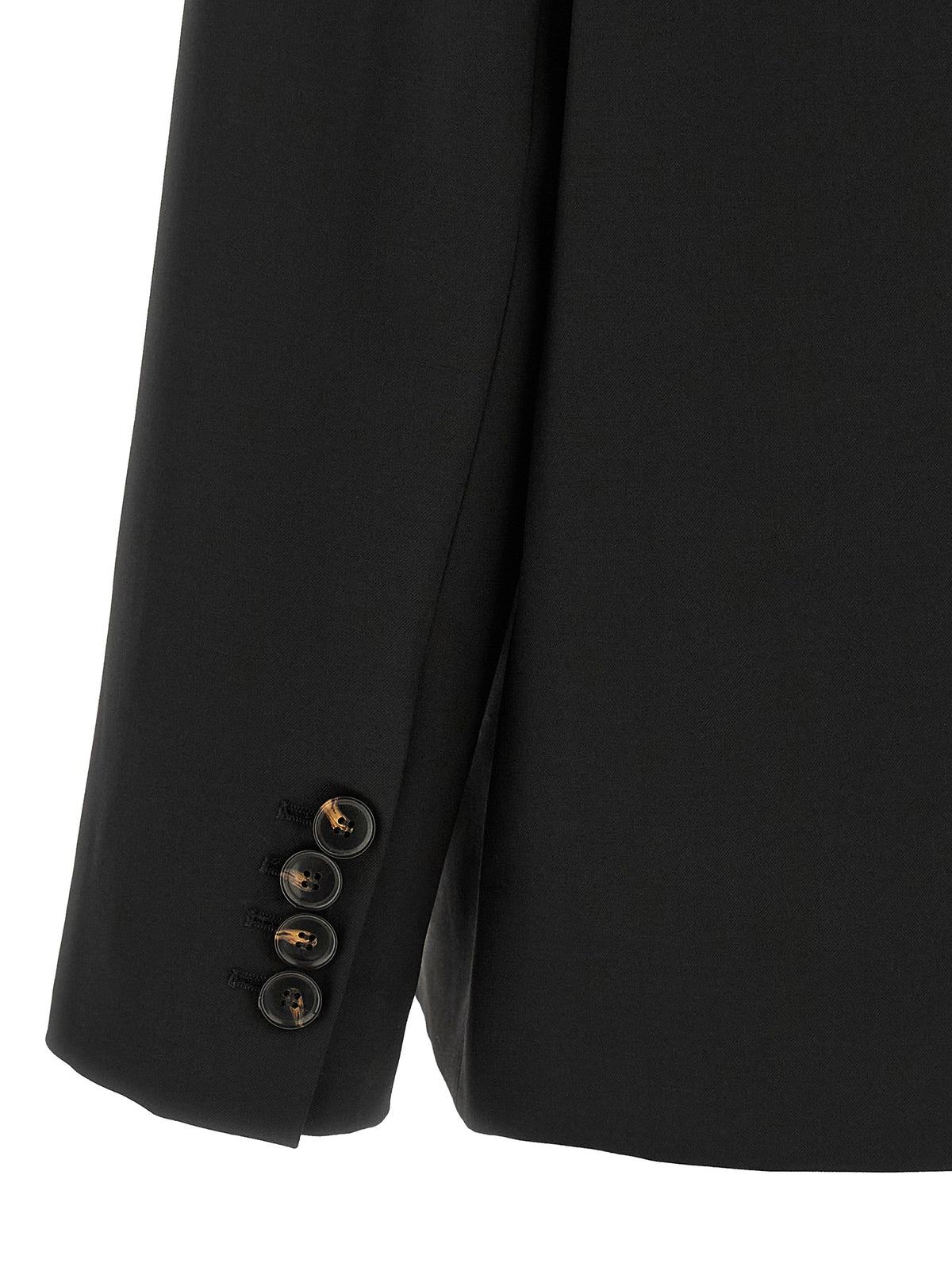 Ganni Schwarzer Blazer aus Polyester – Ansicht 4 | Arca Lucia