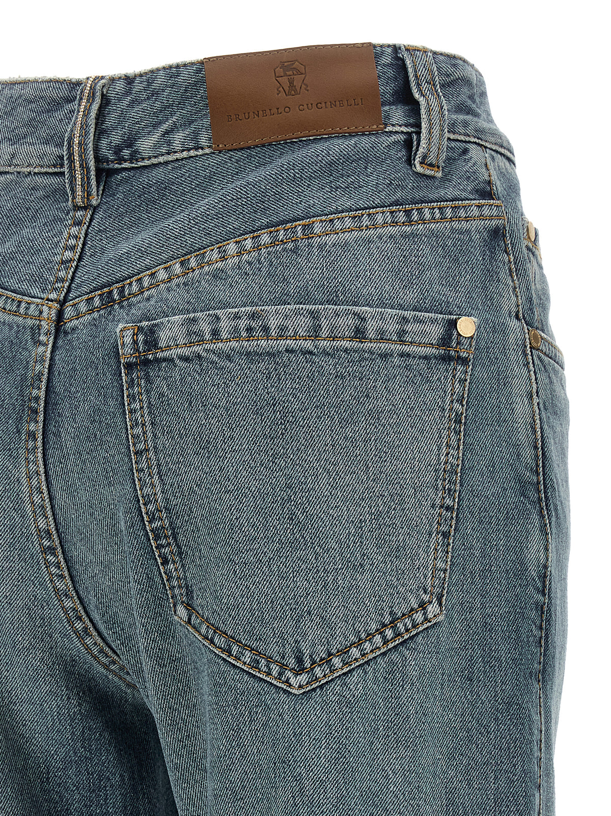 Brunello Cucinelli Blaue Baumwolljeans Denim – Produktansicht 4 | Arca Lucia