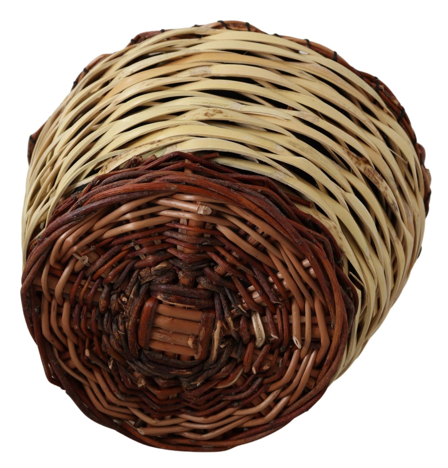 Dolce & Gabbana Beige Holz Weide Rattan Korb Tragetasche