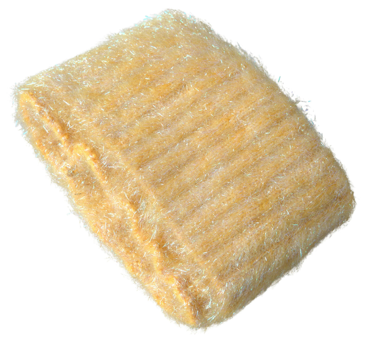 Dolce & Gabbana Foulard giallo in seta e lana e mohair
