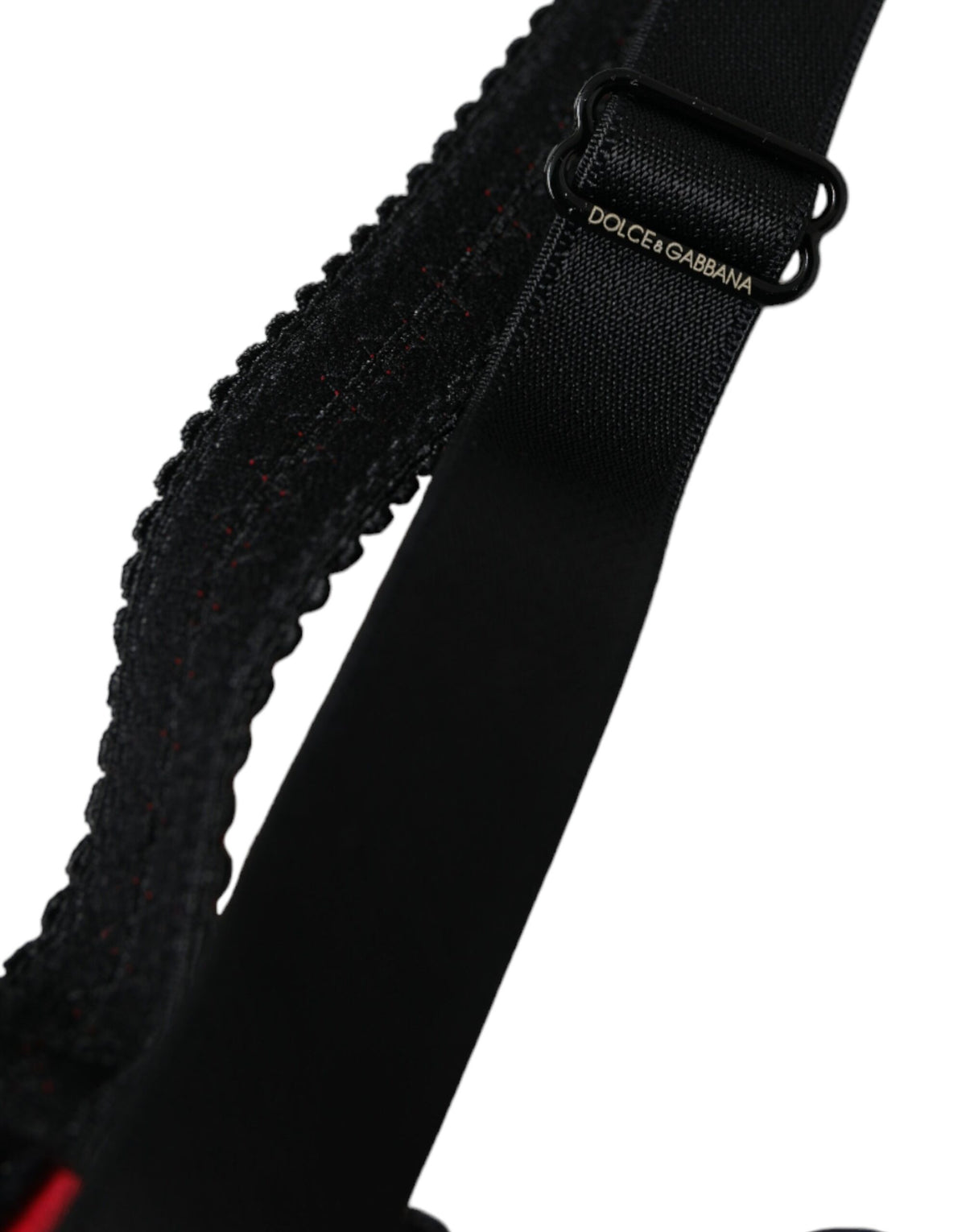 Dolce & Gabbana Bordeauxfarbener Balconette-BH aus Seiden-Stretch