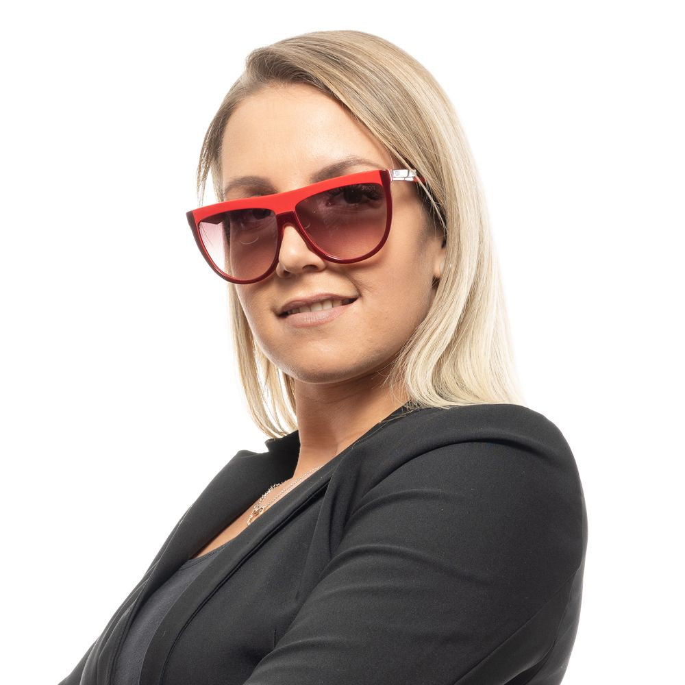 Emilio Pucci Sonnenbrille aus burgunderfarbenem Kunststoff