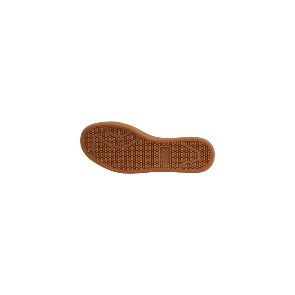 EA7 Emporio Armani Beige Leather Low Top Sneakers – Produktansicht 5 | Arca Lucia