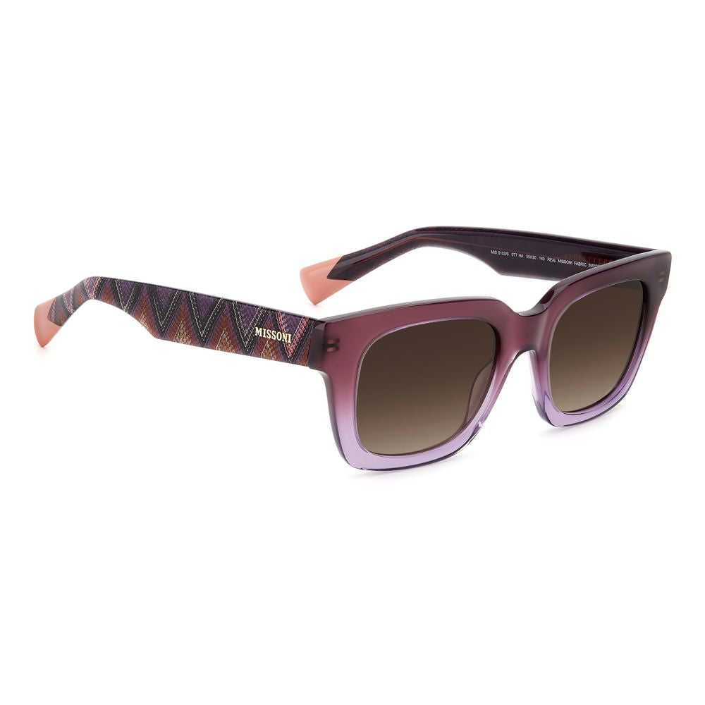 Missoni Sonnenbrille aus violettem Acetat