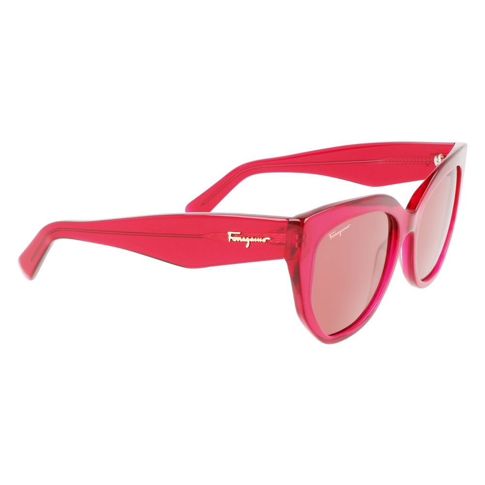 Ferragamo Sonnenbrille aus mehrfarbigem Acetat