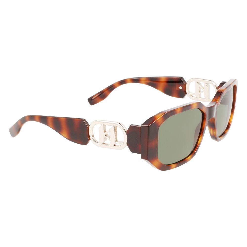 Karl Lagerfeld Braune Spritzguss-Sonnenbrille