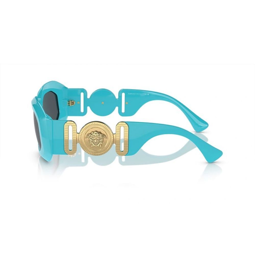 Versace Blaue Sonnenbrille aus Acetat
