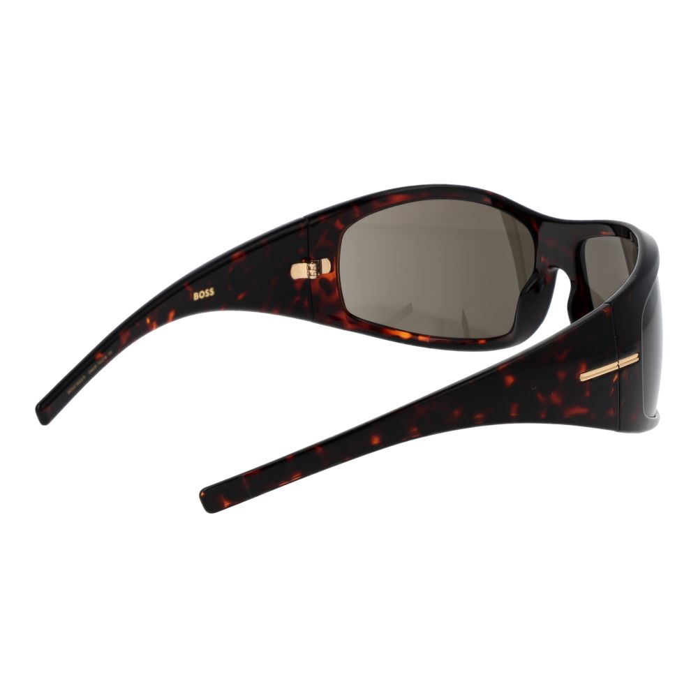 Hugo Boss Braune Eco-Polyamid-Sonnenbrille