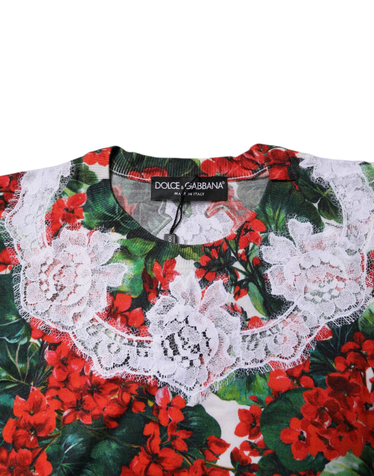 Dolce & Gabbana Mehrfarbiges ärmelloses Top mit Blumenmuster