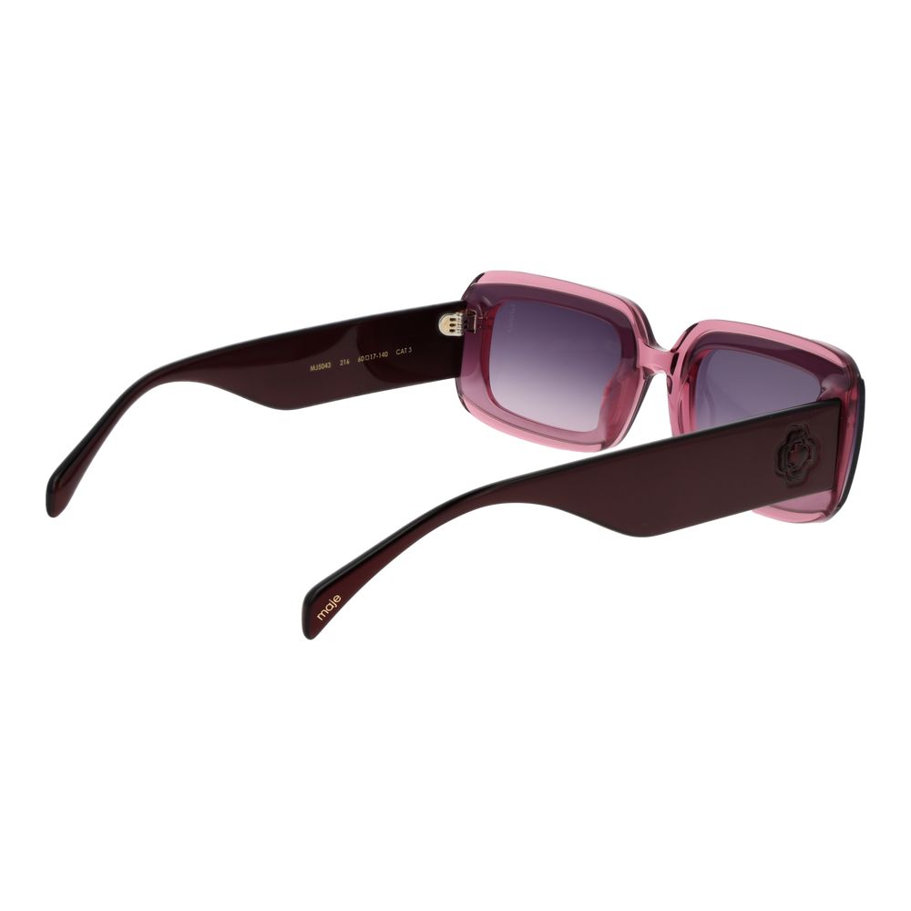 Maje Sonnenbrille aus rosa Azetat