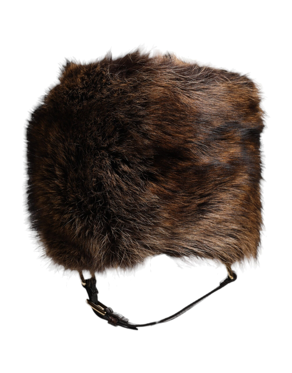 Dolce & Gabbana Brown Fur Bucket Hat
