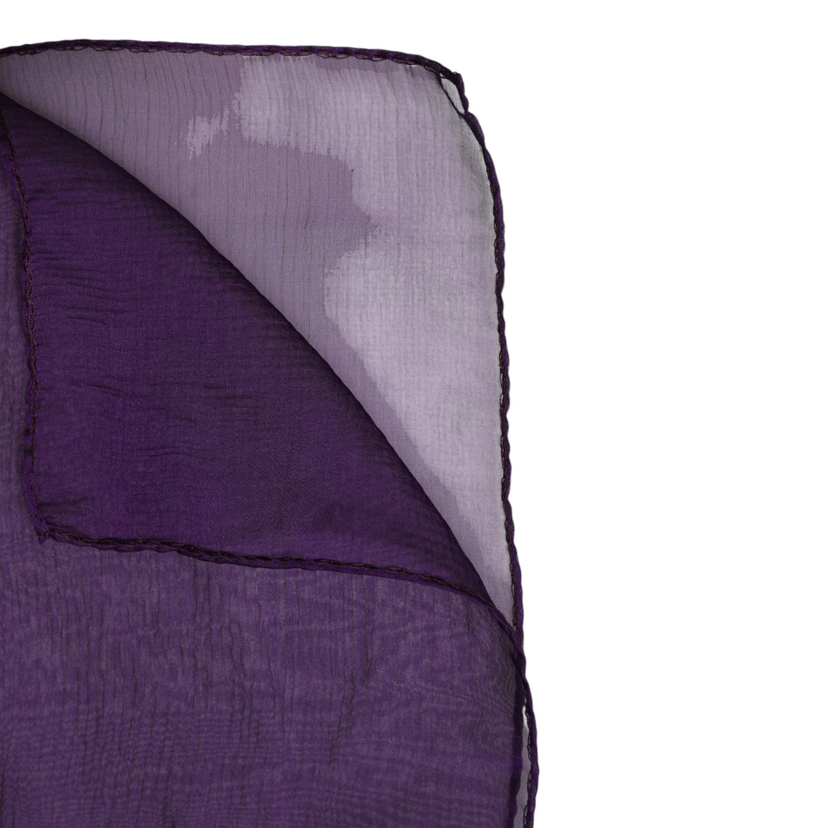 Dolce & Gabbana Purple Silk Scarf Rectangular Wrap Scarf