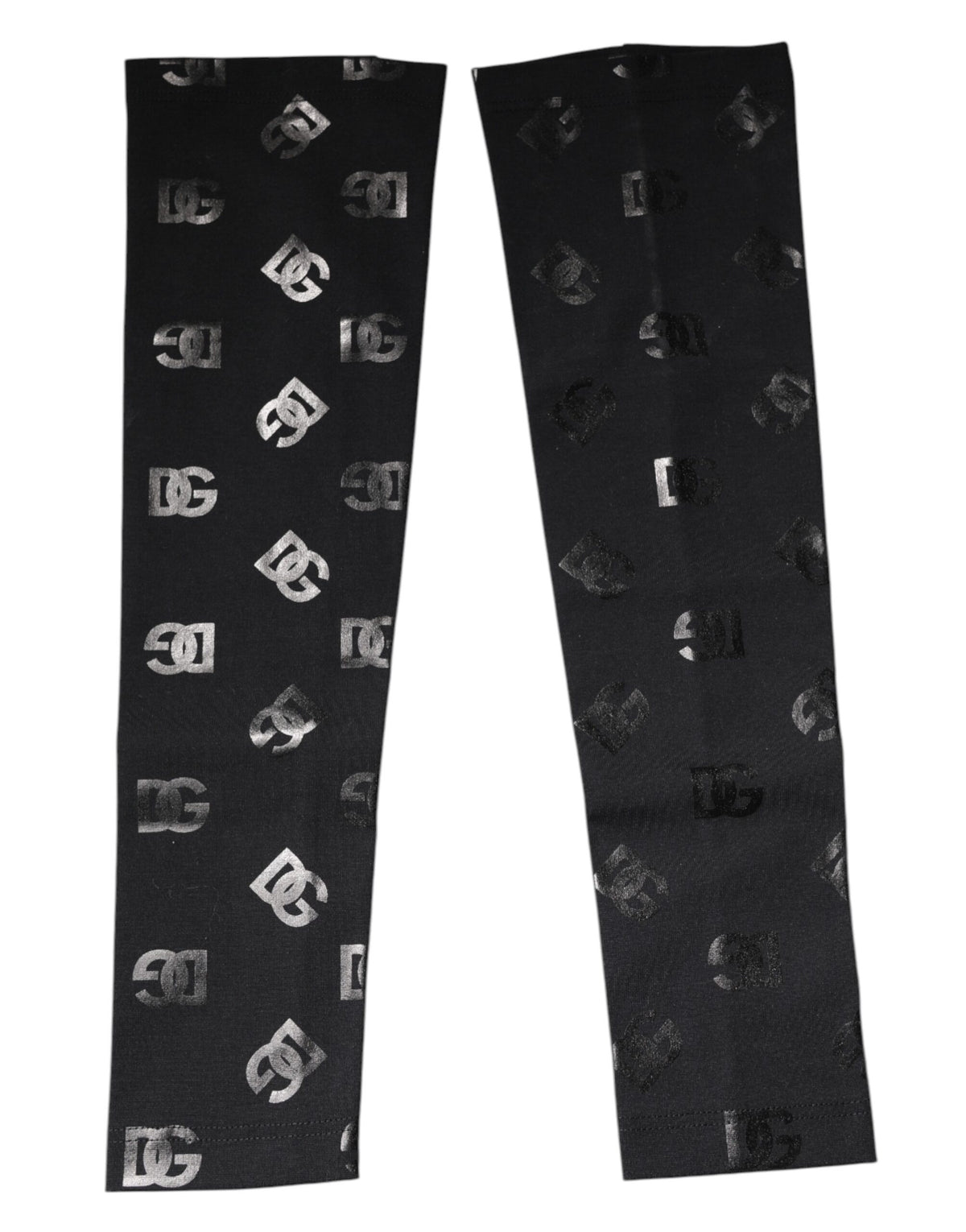 Dolce & Gabbana Guanti con logo, colore nero, in lana vergine e cashmere