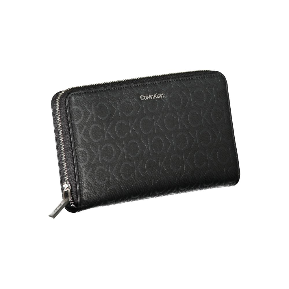 Calvin Klein Schwarzes RFID-Portemonnaie – Produktansicht 3 | Arca Lucia