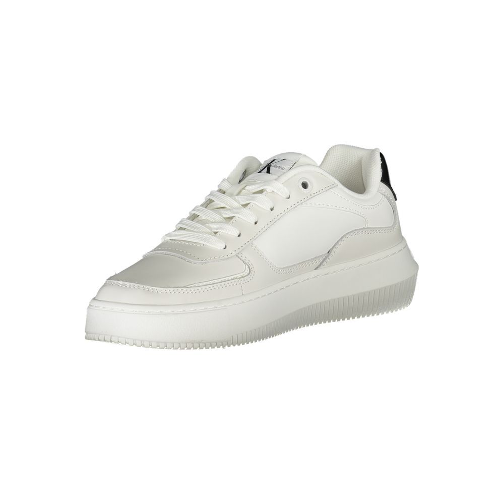 Calvin Klein Weiße Leder-Sneaker für Damen