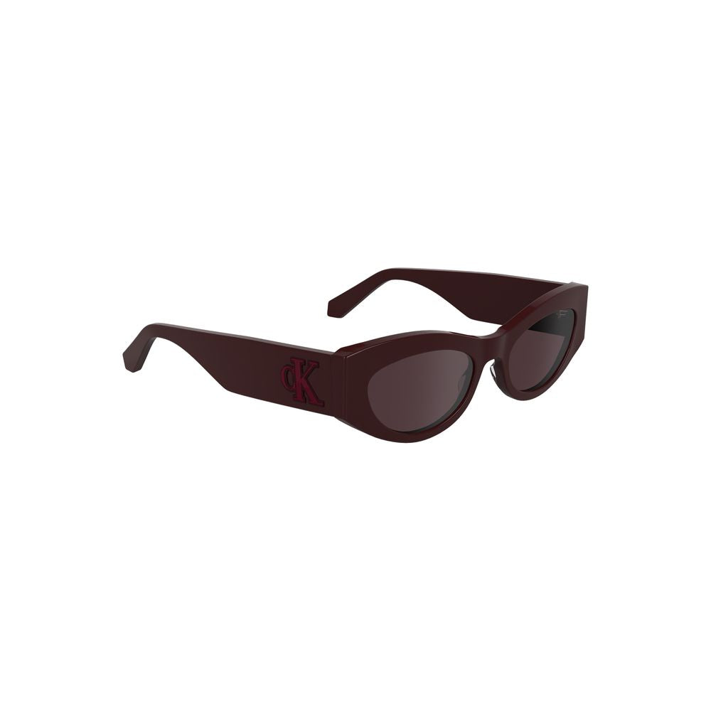 Calvin Klein Sonnenbrille aus rotem Acetat