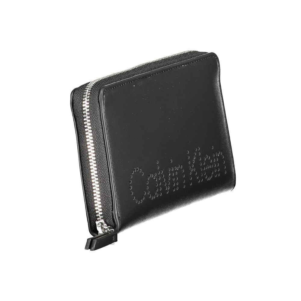 Calvin Klein Schwarze Geldbörse aus Polyurethan für Damen