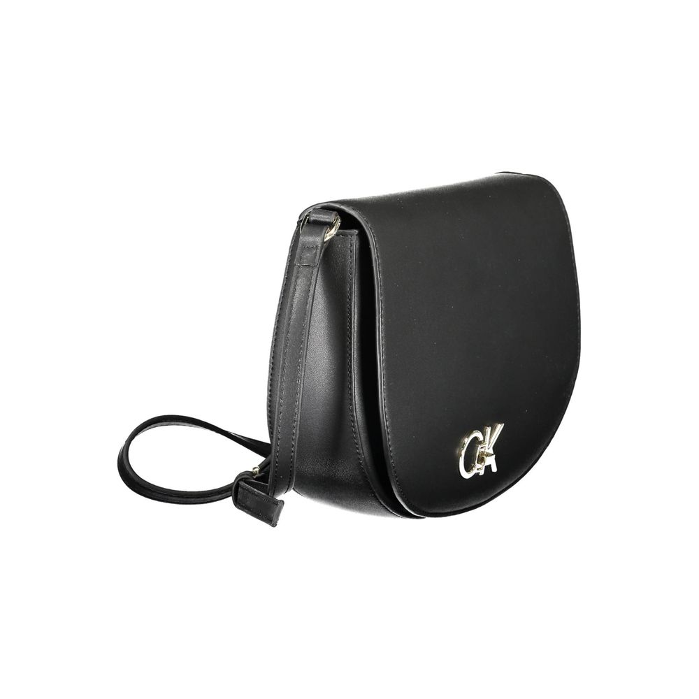 Calvin Klein Schwarze Schultertasche aus Polyurethan für Damen