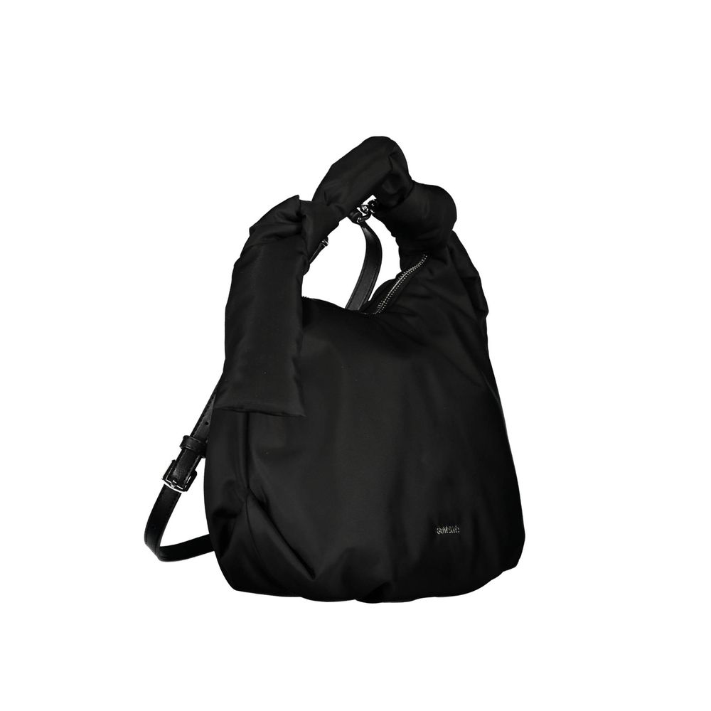 Calvin Klein Schwarze Damen-Handtasche aus Polyester