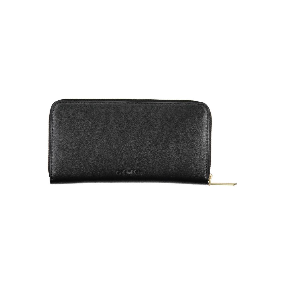 Calvin Klein Schwarzes Polyester Portemonnaie