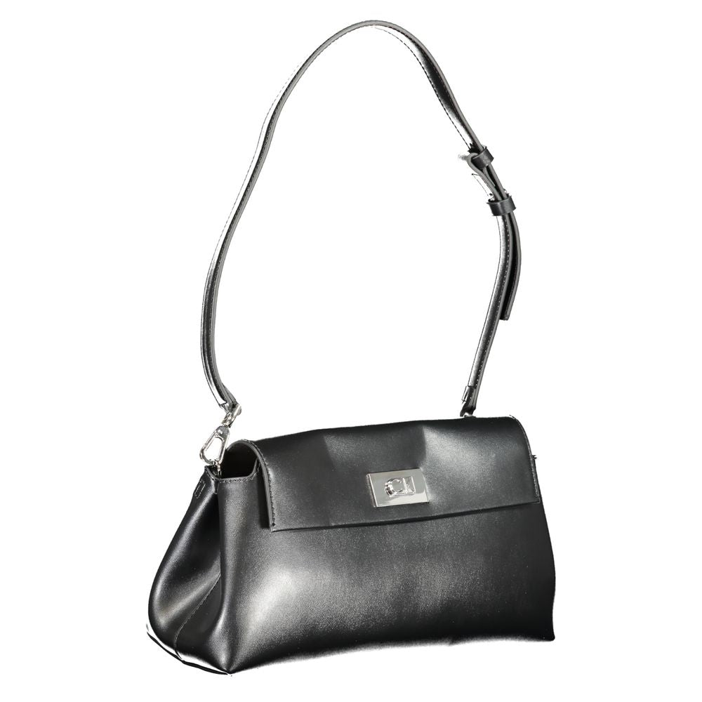 Calvin Klein Schwarze Handtasche aus Polyethylen