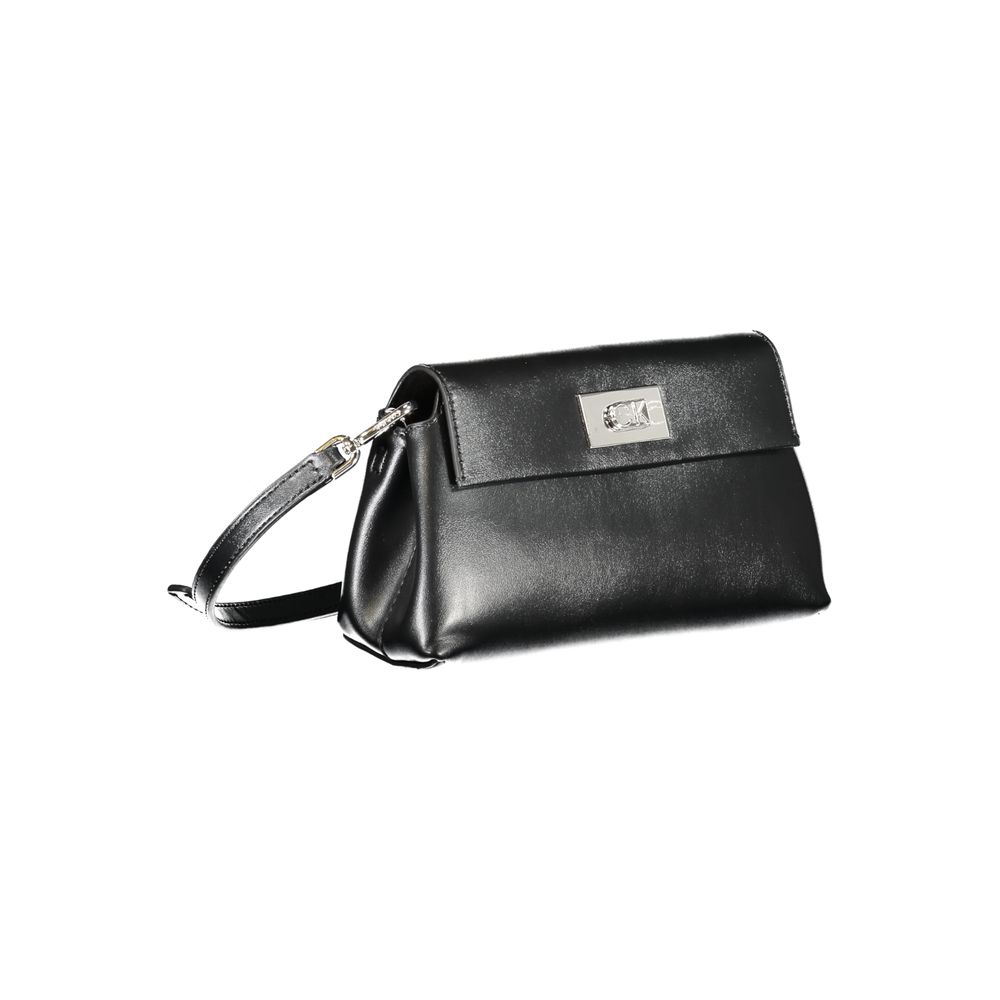 Calvin Klein Schwarze Damen-Handtasche aus Polyester